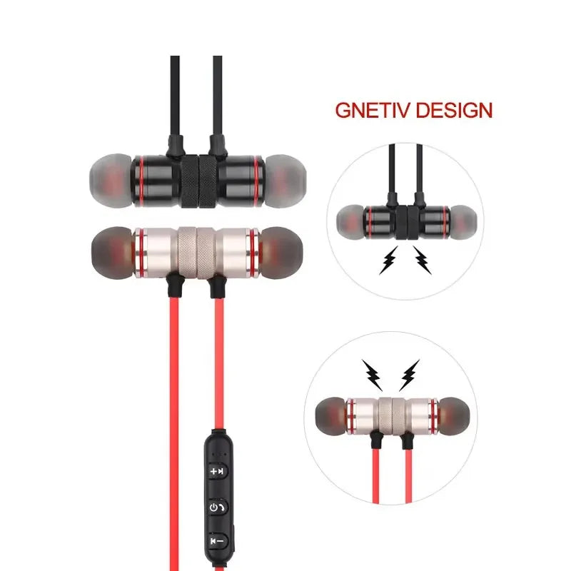 XT11 Bluetooth 4.2 Wireless Earphone Sports Headset Waterproof Earbuds Neckband Magnetic Headphone With Mic For Samrtphones