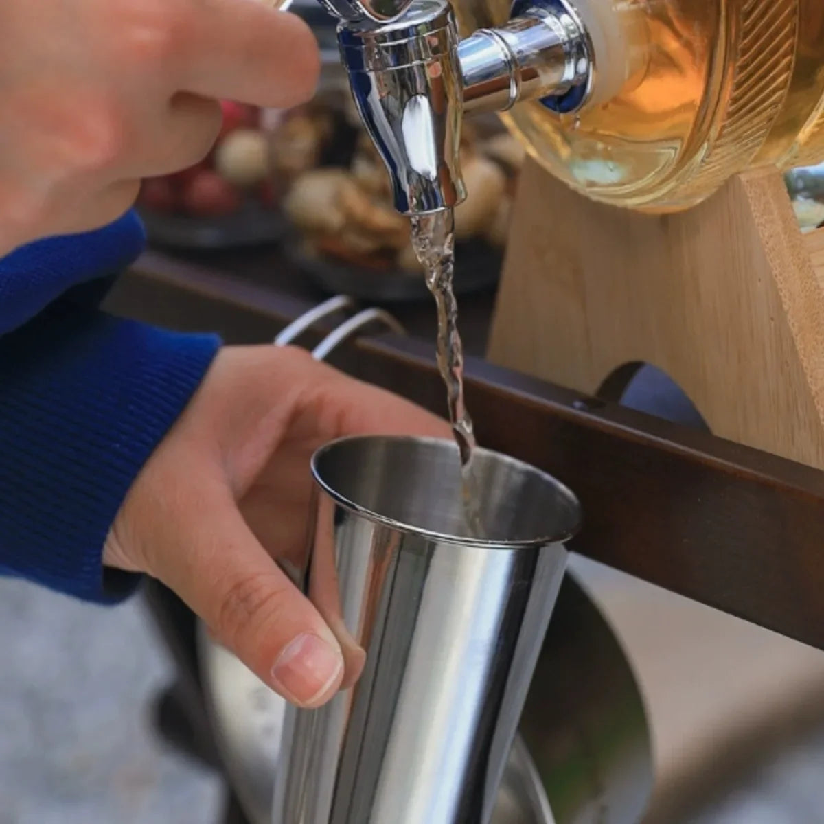 4PCS Stainless Steel Camping Cups 30/70/170ml Portable Travel Mug for Coffee Baijiu Whiskey Outdoor Hiking Barware Nestable