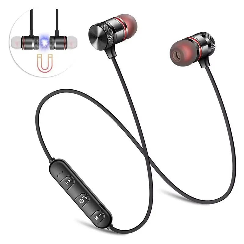 XT11 Bluetooth 4.2 Wireless Earphone Sports Headset Waterproof Earbuds Neckband Magnetic Headphone With Mic For Samrtphones